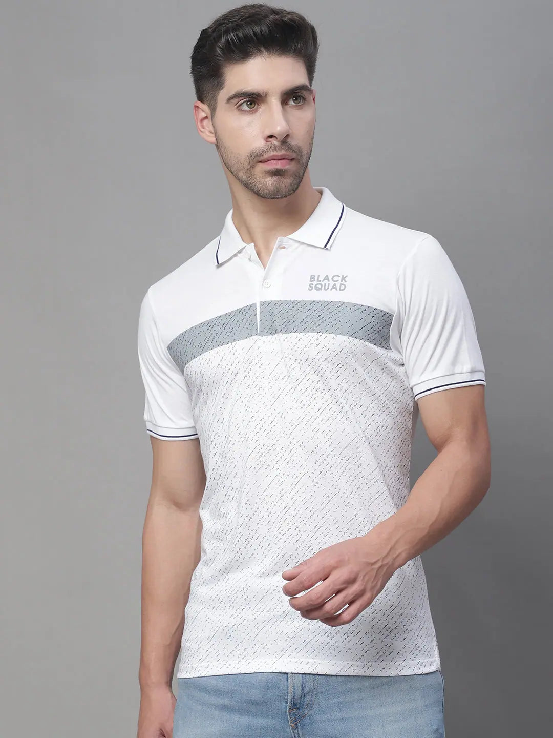 Polyester polo shirtRodamo White Polo Printed T-Shirts-112780102-L