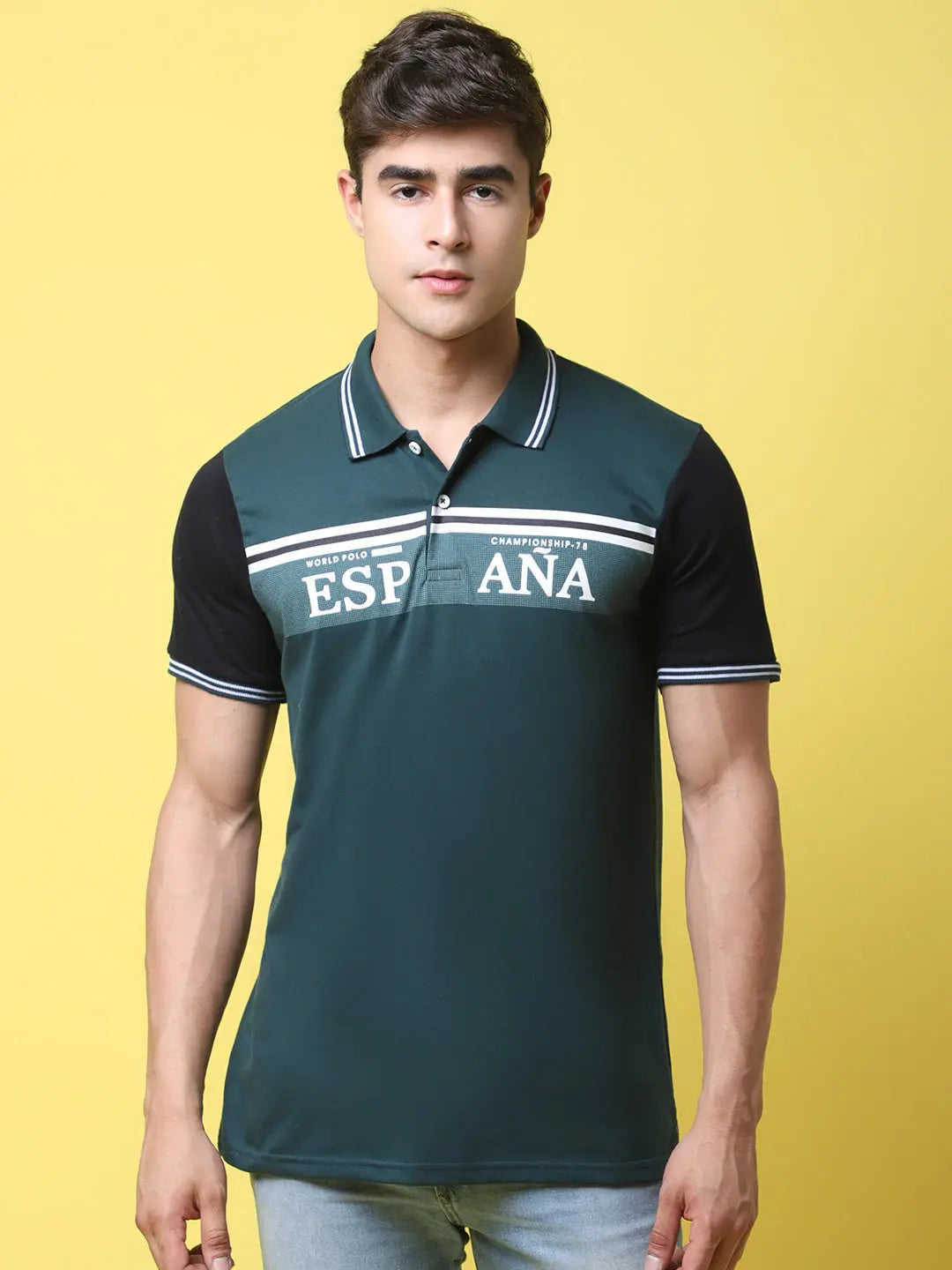 Luxury polo shirtRodamo Green Polo Printed T-Shirts-112820101-L