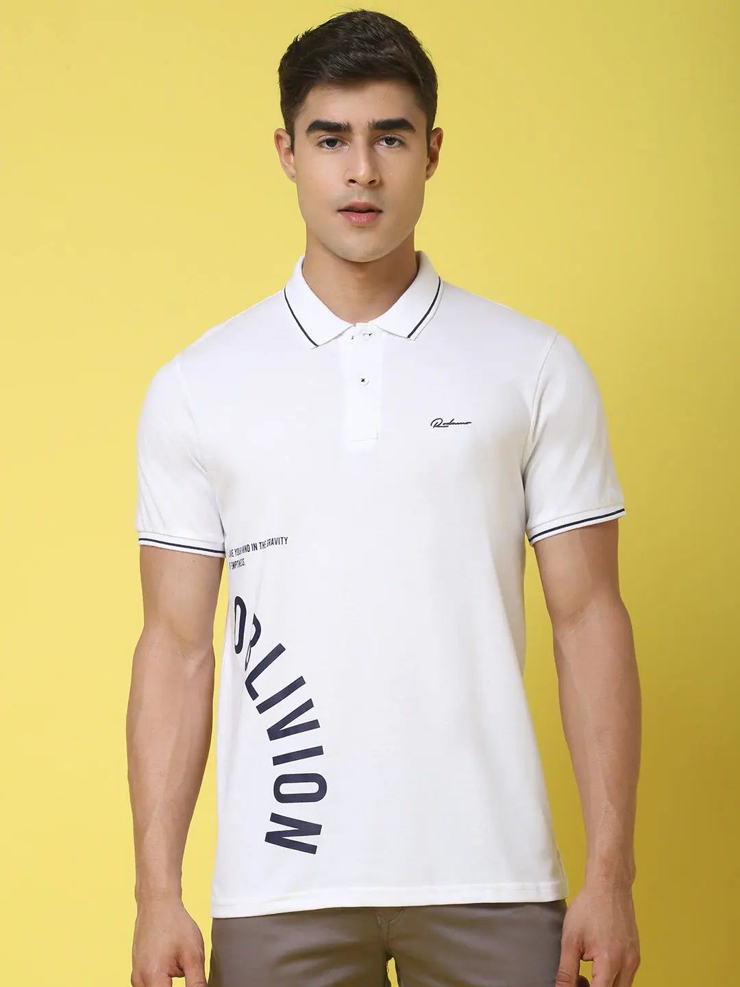 Sleep polo shirtRodamo White Polo Printed T-Shirts-112640102-L