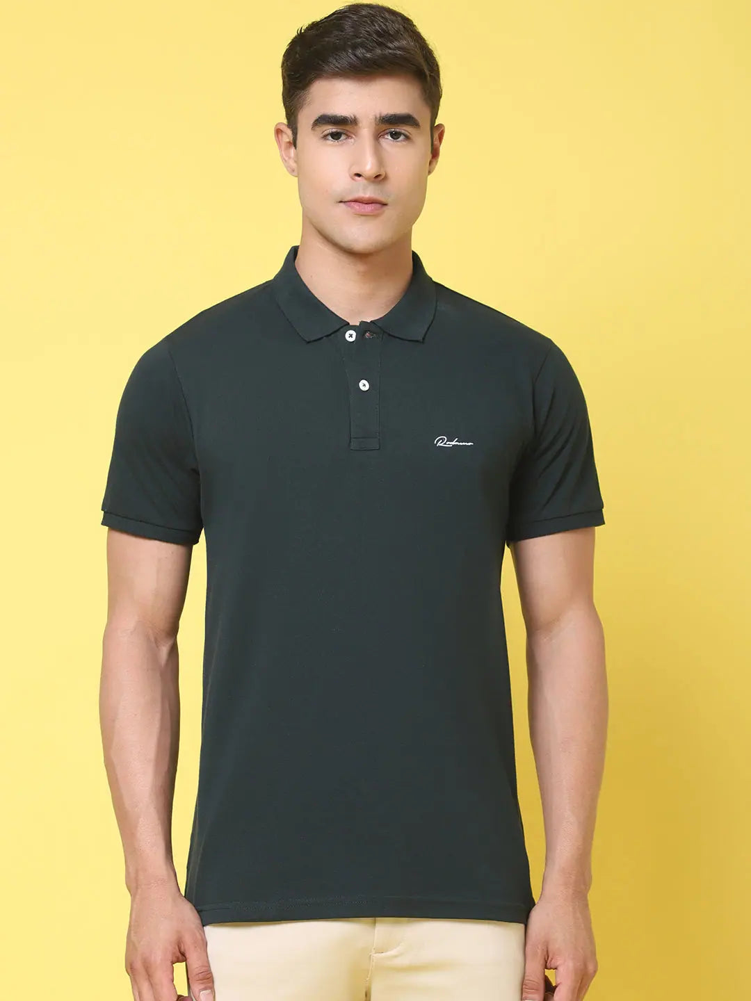 Lounge polo shirtRodamo Green Polo T-Shirts-112620107-L