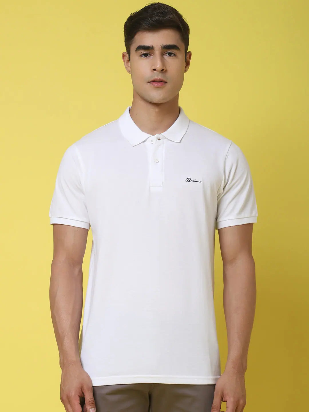 Anti-microbial polo shirtRodamo White Polo T-Shirts-112620105-L