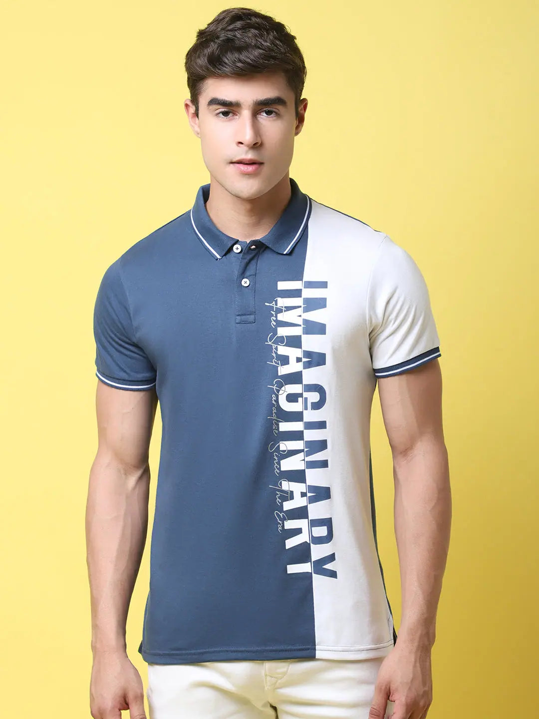 Silk polo shirtRodamo Blue Polo Printed T-Shirts-112740102-L