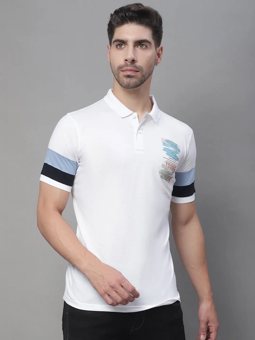 Performance polo shirtRodamo White Polo Printed T-Shirts-112840101-L