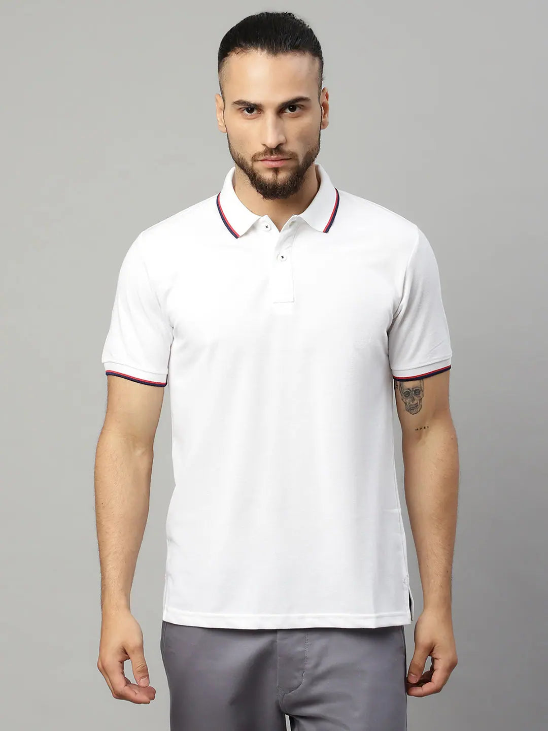 Bright polo shirtRodamo White Polo T-Shirts-112060103-L