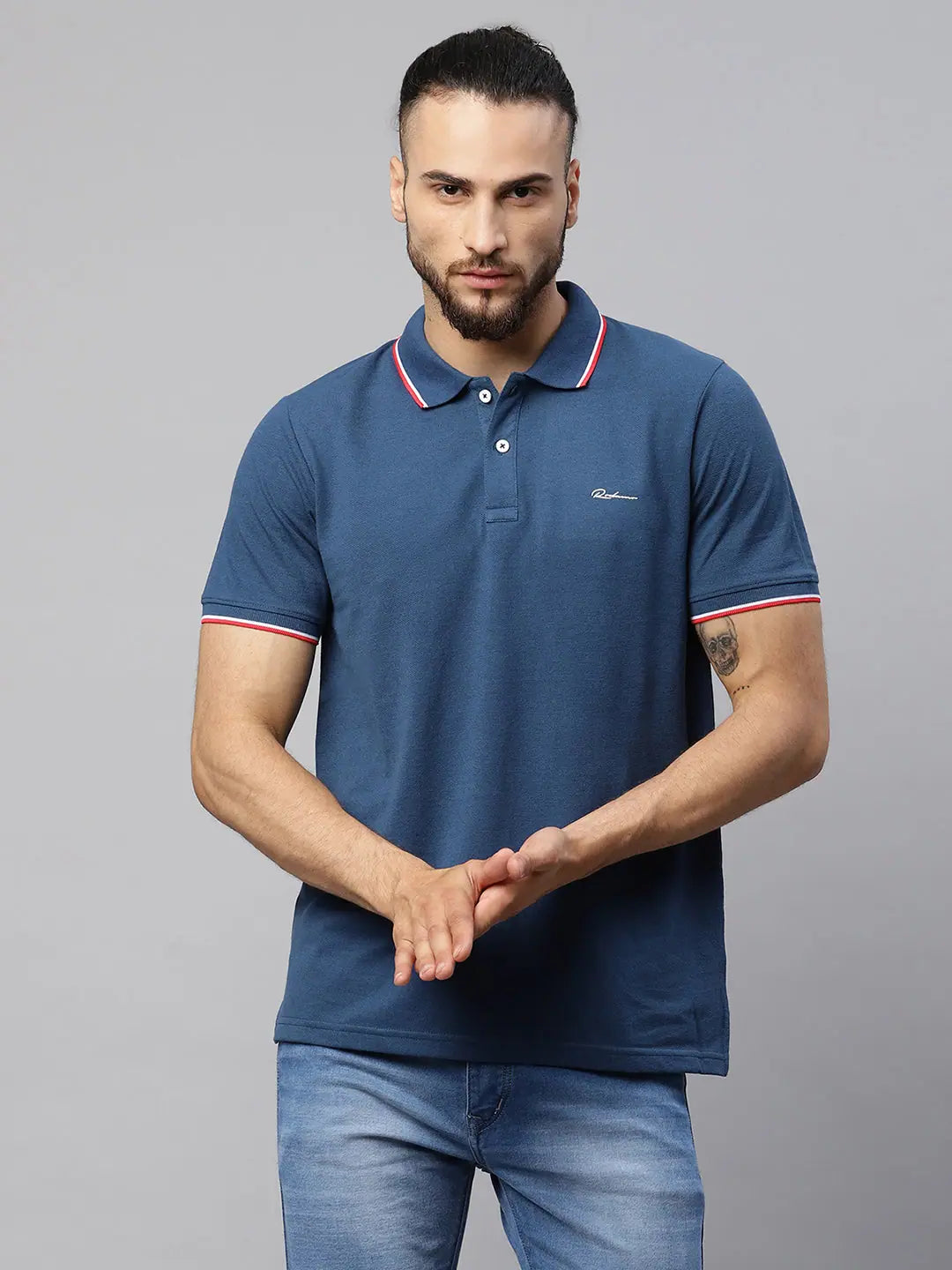 Dark polo shirtRodamo Blue Polo T-Shirts-112060107-L