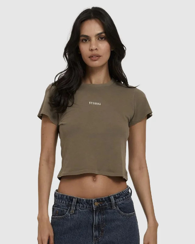 Metallic T-ShirtsWOMENS MINIMAL THRILLS MINI T-SHIRT