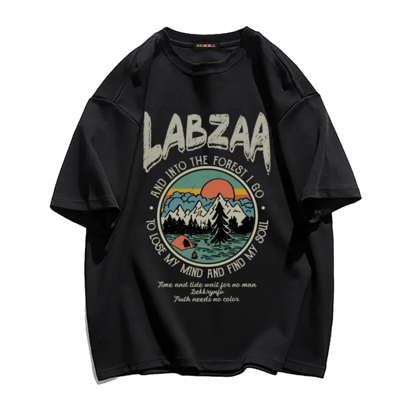 Limited Edition T-ShirtsCartoon Landscape Graphic T-shirt