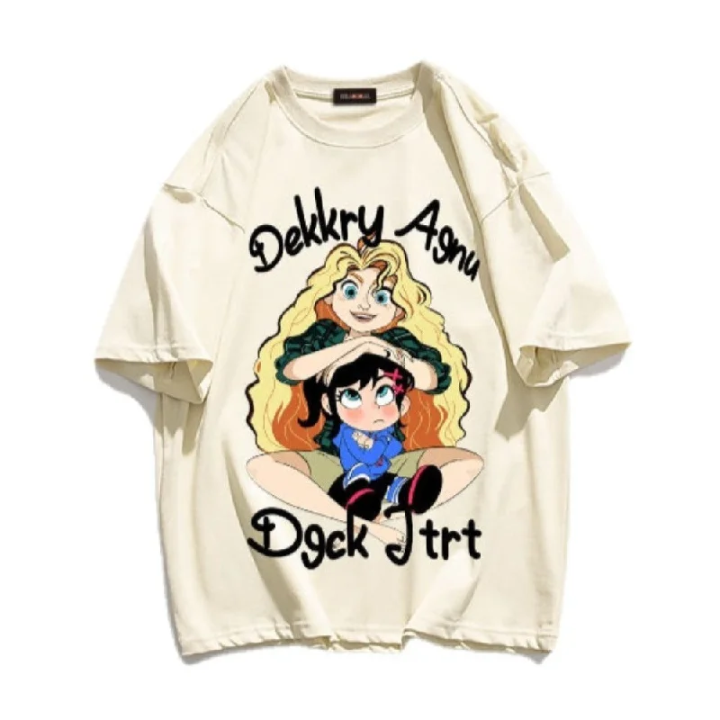 Outdoor T-ShirtsVintage Cartoon Girl T-shirt