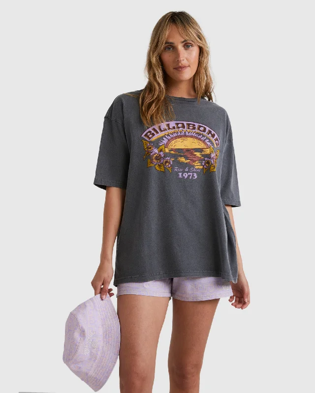 Linen T-ShirtsWomens Rise And Shine T-Shirt