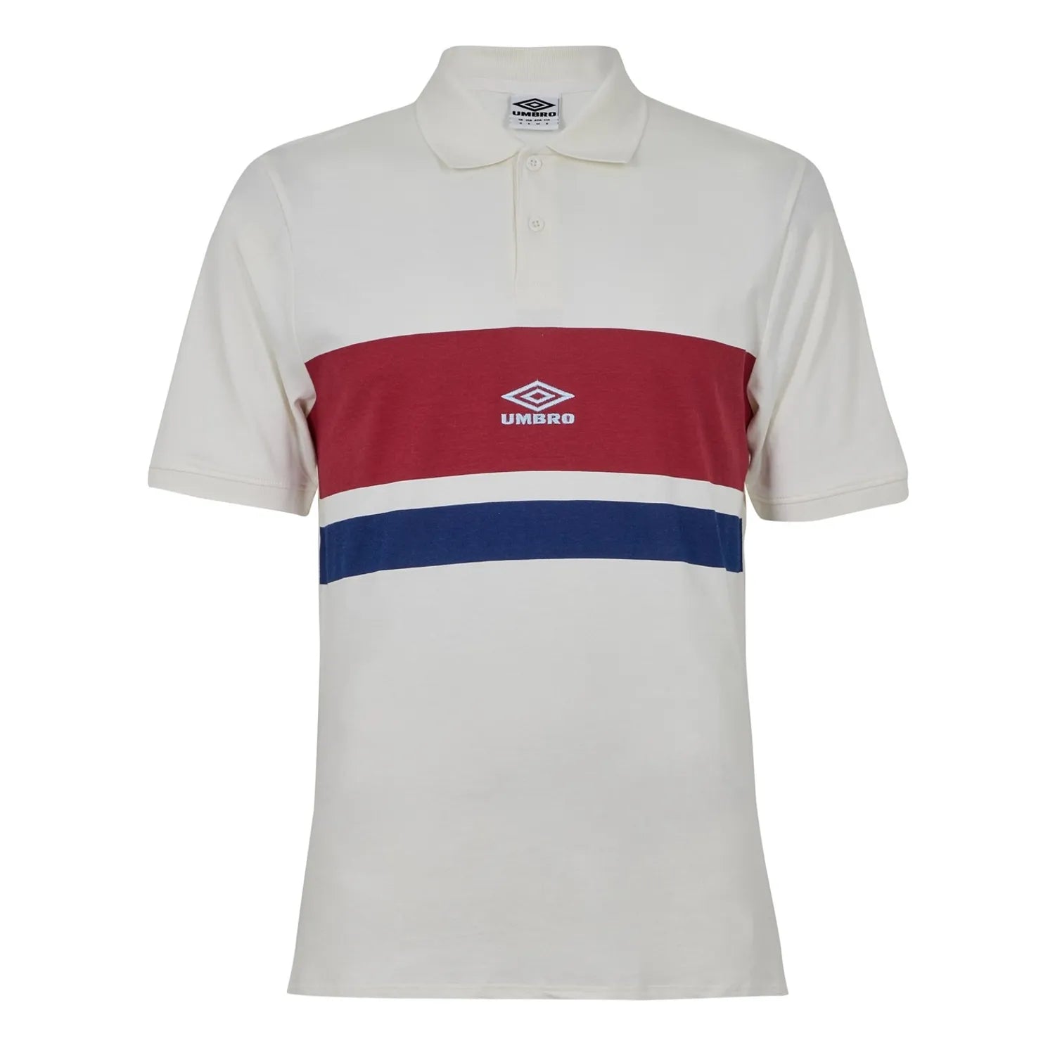 Recycled polo shirtUmbro Stripe Polo Sn99