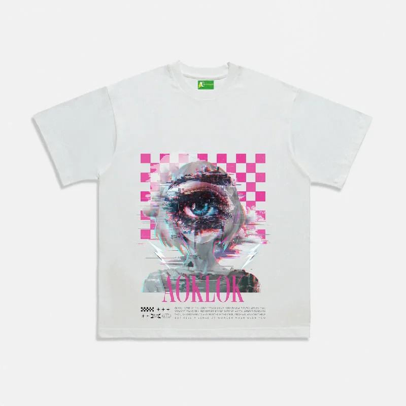 Glitter T-Shirts⚡AG See The World With One Eye T-Shirt