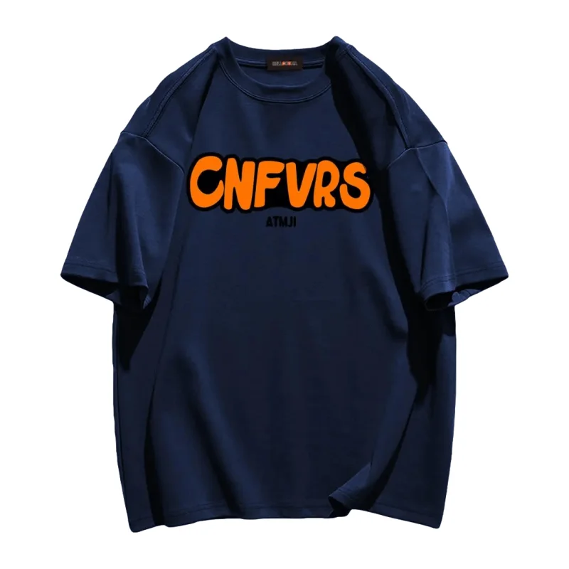 Sports Team T-ShirtsCNFVRS Letter Print Cotton T-shirt