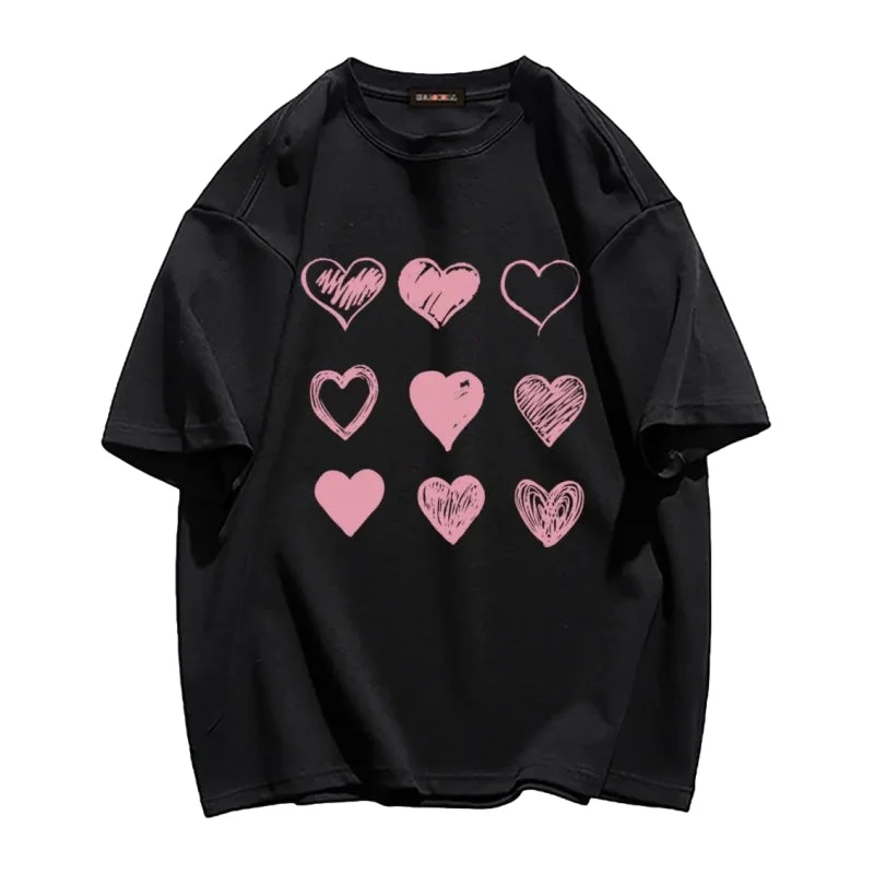 High-Fashion T-ShirtsPainting Love Print T-shirt