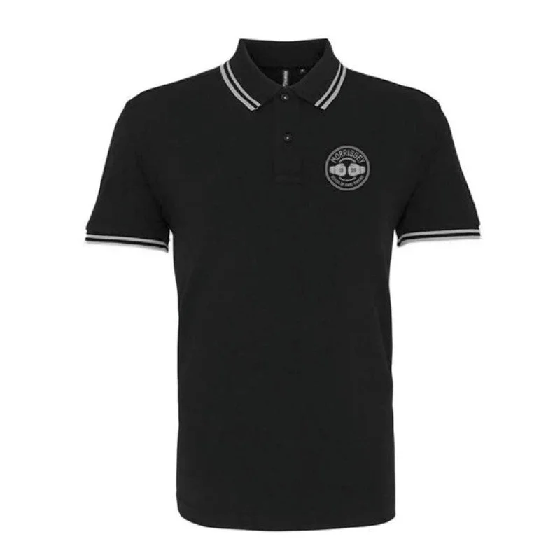 Custom polo shirtHARD KNOCKS POLO BLACK