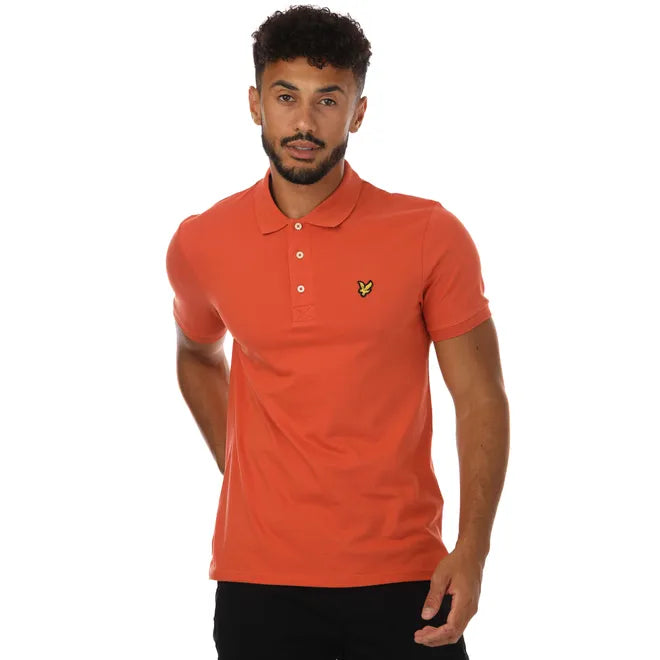 Branded polo shirtLyle And Scott Mens Washed Pique Polo