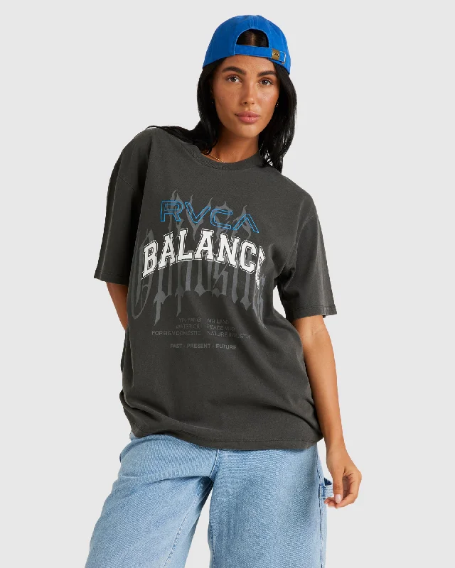 Cotton T-ShirtsWomens Overlay Relaxed T-Shirt