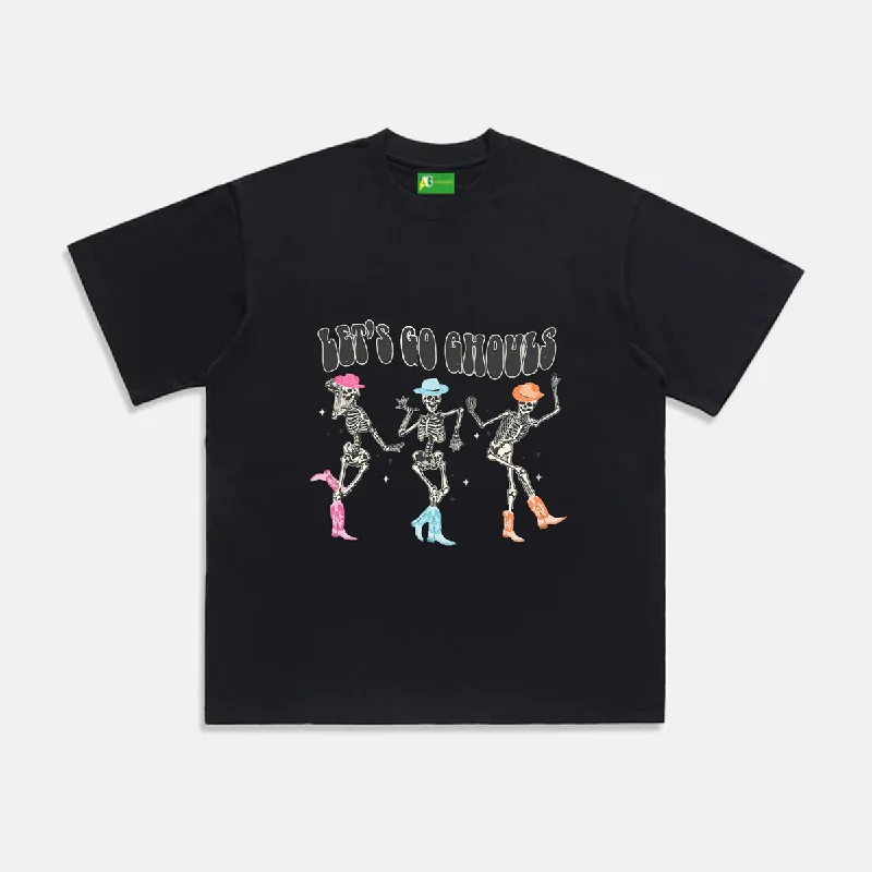 Embroidered T-ShirtsAG  Skeletons Dance T-shirt