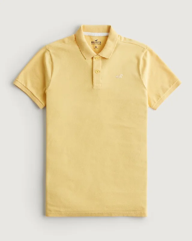 Zip-up polo shirtHollister polo