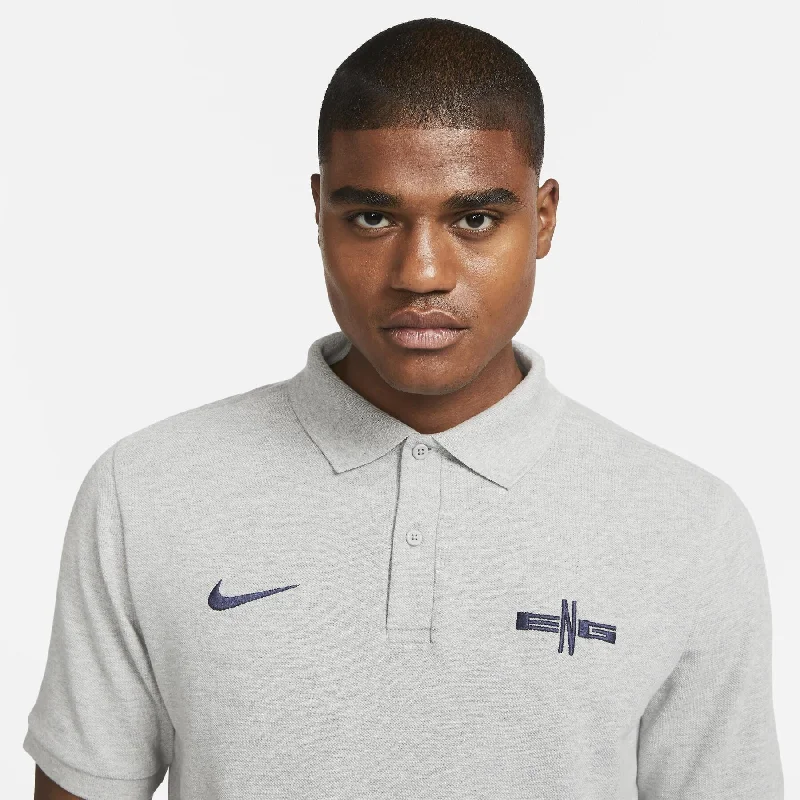 Checkered polo shirtNike Eng Polo Sn33 Silver/Obsidian