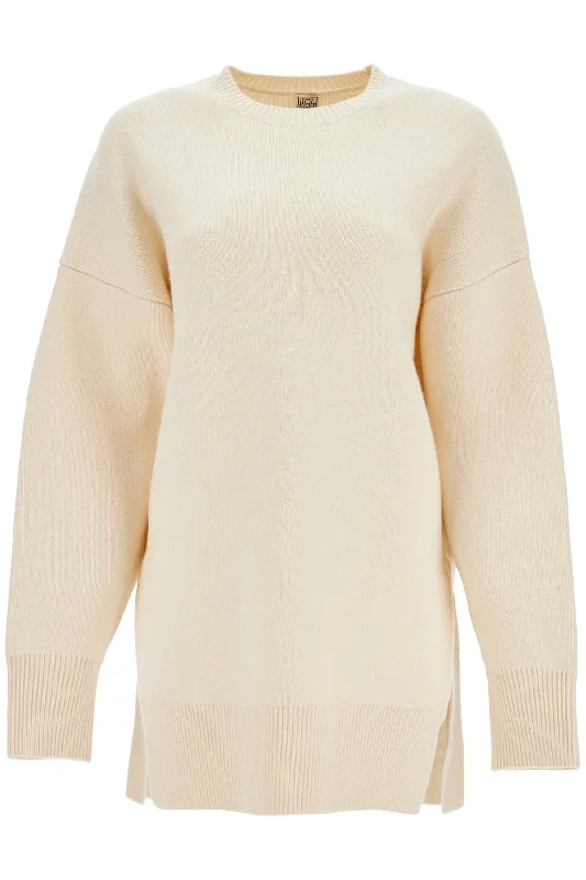 Organic Cotton Knit TopsToteme Women's Fine Knit Wool And Cashmere Sweater