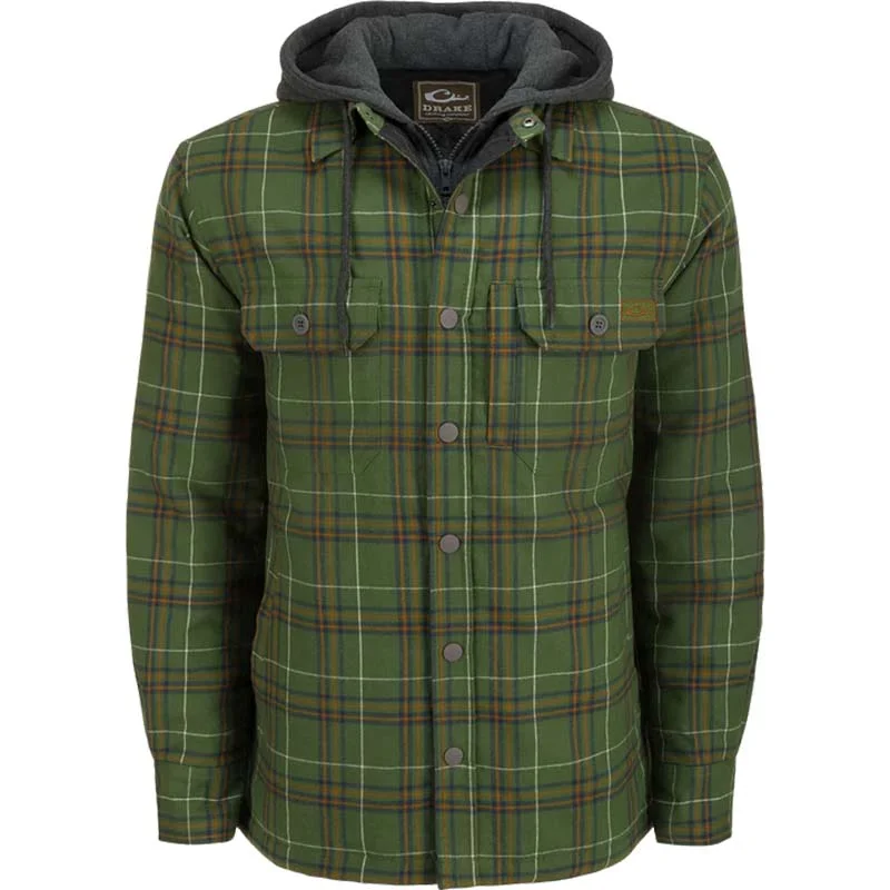 Outdoor SweatshirtsCampfire Flannel Hooded Shacket