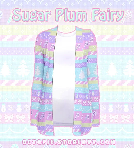 Sugar Plum Fairy CardiganCrewneck cardigan