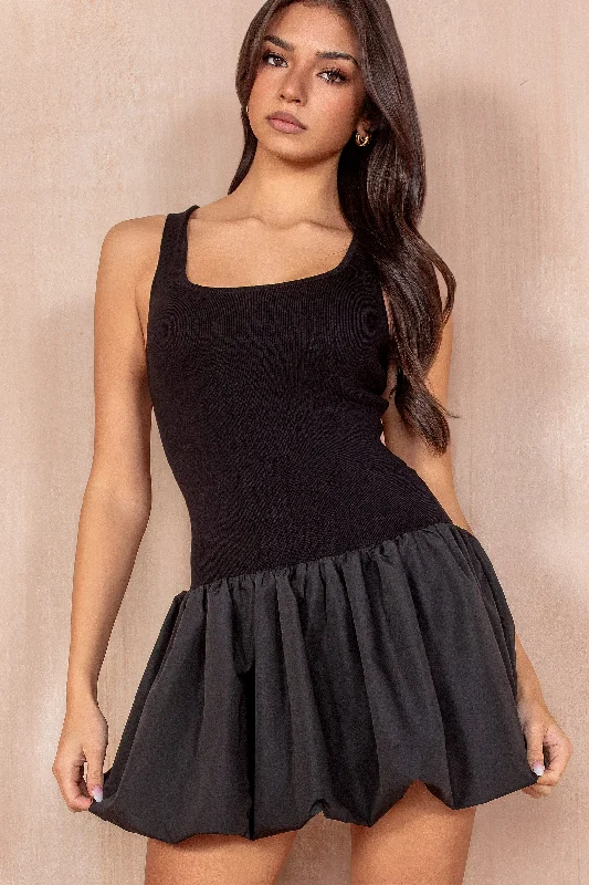 Andy Black Puffball Dress