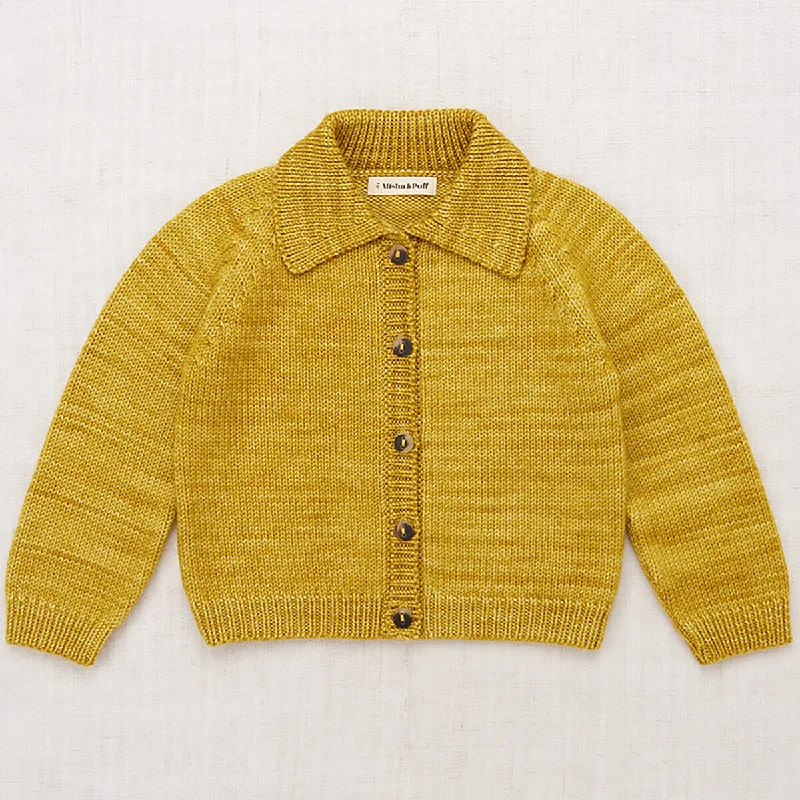 Motley Cardigan in Citron by Misha & PuffQuilted cardigan