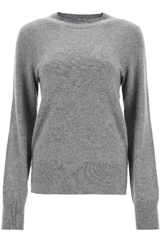 Artist Knit TopsToteme Women's Asymmetrical Mélange Cashmere Sweater