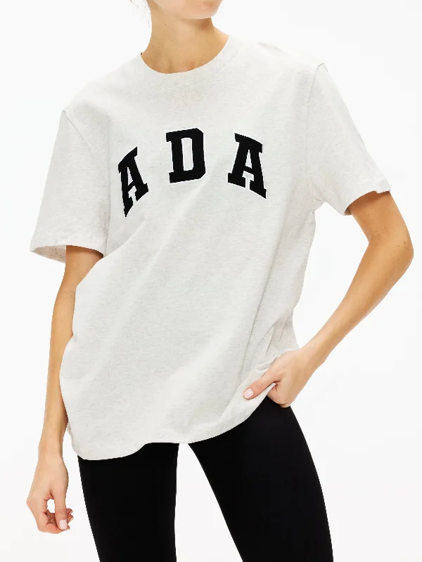 Adanola Ada Short Sleeve Oversized T-ShirtPrinted Short Sleeve TopsPrinted Short Sleeve Tops