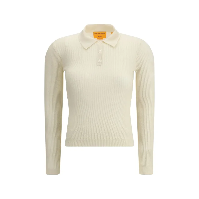 Turtleneck Knit TopsGuest in Residence Cashmere Polo Women's Sweater