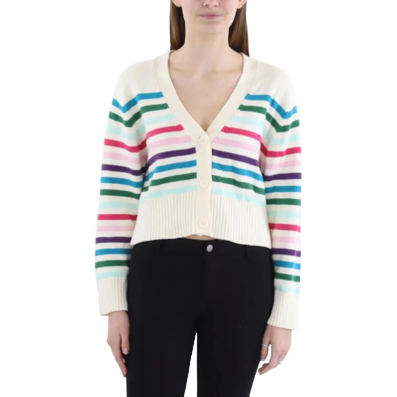 Requirements Womens Crop Cotton Cardigan SweaterVintage cardigan