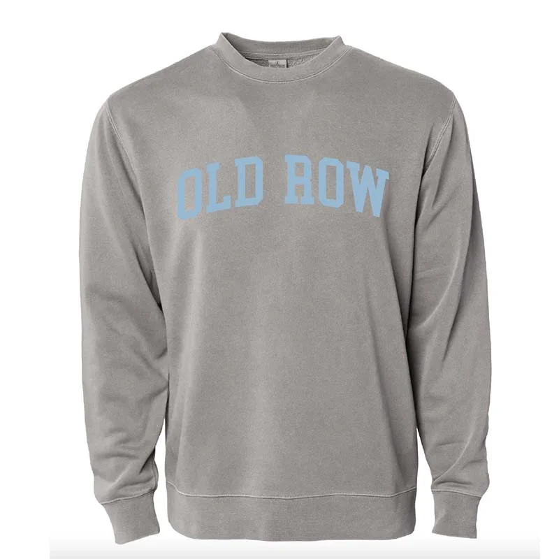 Recycled Fabric HoodiesOld Row Arch Crewneck Sweatshirt in Cement