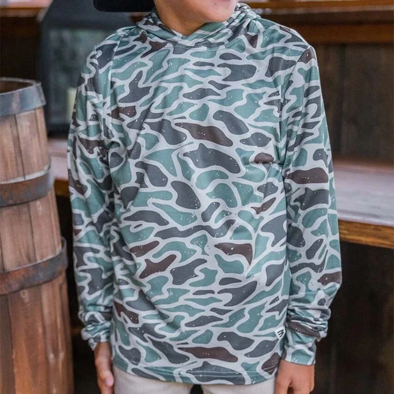 Metallic HoodiesYouth Performance Hoodie in Retro Duck Camo