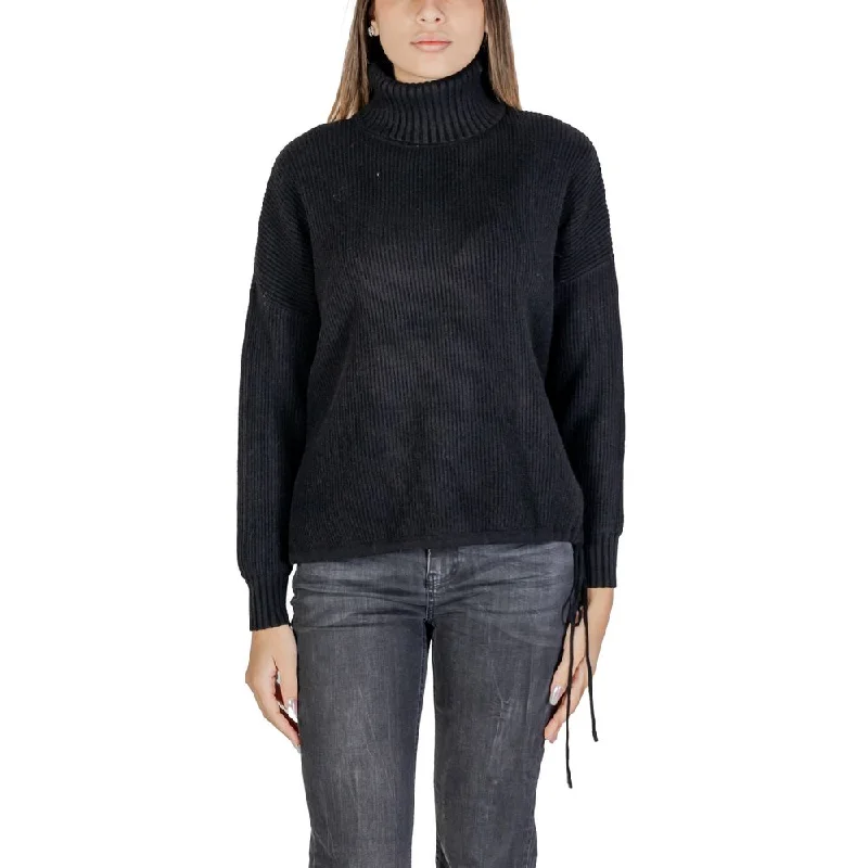 Ruffled Knit TopsSandro Ferrone Viscose Women's Sweater