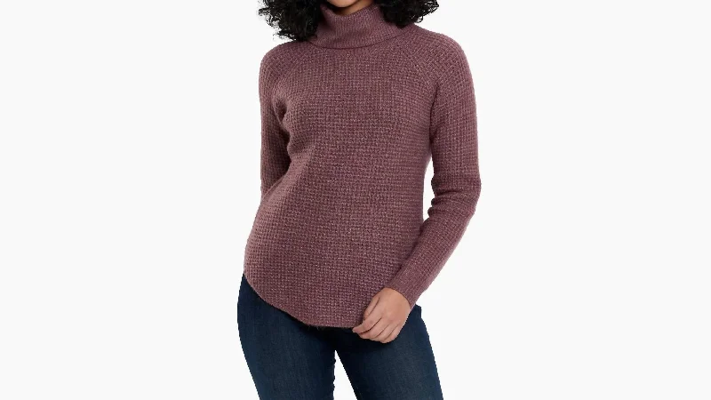 Metallic Knit TopsSienna Sweater In Alpenrose