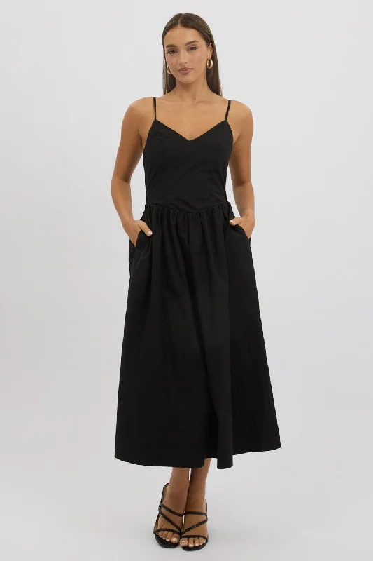 Black Maxi Dress Singlet