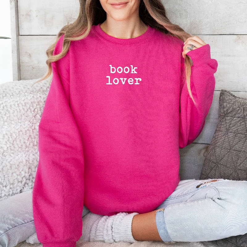 Glitter SweatshirtsBook Lover Crewneck Sweatshirt