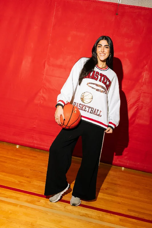 Lounge HoodiesLicensed Grey Texas Tech Basketball Sweatshirt