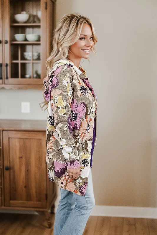 Pop Of Floral - CardiganWomen’s cardigan