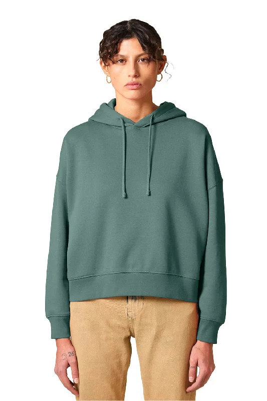 French Terry HoodiesStanley/Stella Womens Nora Hooded Sweatshirt Hoodie - Green Bay - NEW