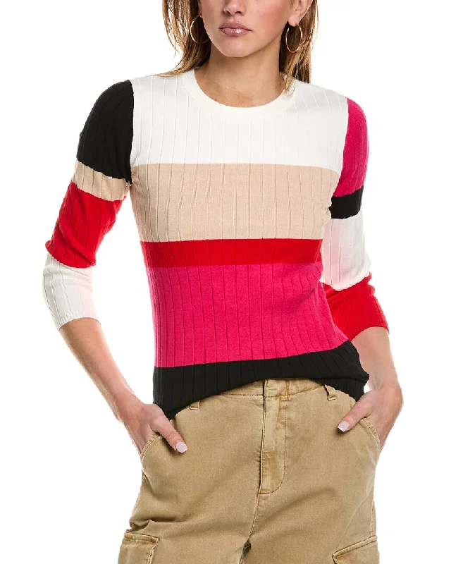 Scoop Neck Knit TopsElie Tahari The Remy Sweater