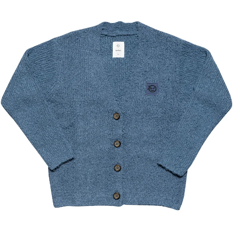 Shaggy Cardigan in Blue by Wynken - Last One In Stock - 4 YearsDark cardigan