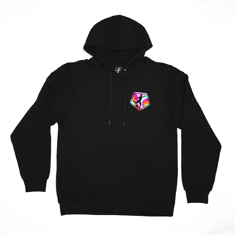 Patchwork SweatshirtsJade Purple Brown X NWSL Black Hoodie