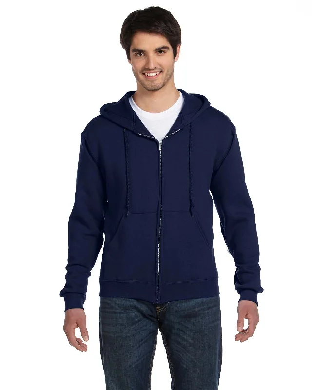 Designer SweatshirtsFruit of the Loom 82230 Adult Supercotton Full-Zip Hooded Sweatshirt