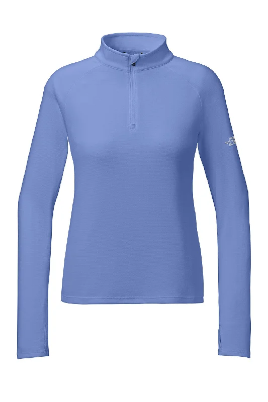 Beaded SweatshirtsThe North Face Womens Ambition Moisture Wicking 1/4 Zip Sweatshirt - Deep Periwinkle Blue - NEW