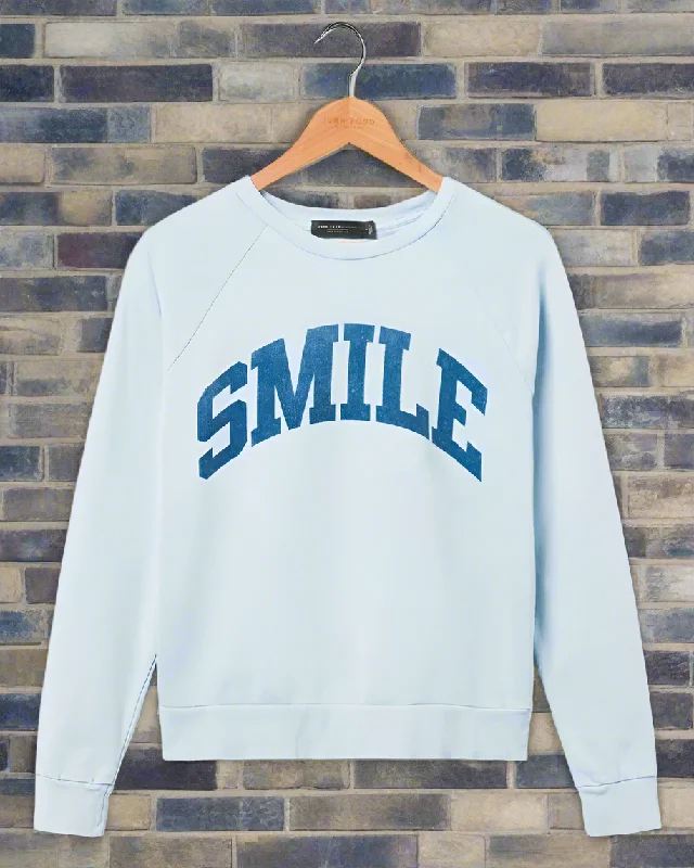 Fleece SweatshirtsJunk Food Womens Smile Vintage Raglan Pullover