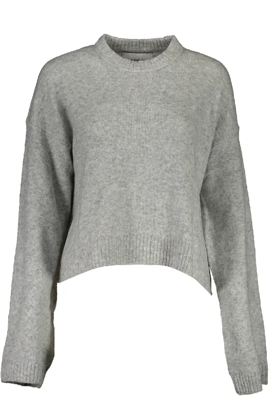 Recycled Fabric Knit TopsCalvin Klein Wool Women Women's Sweater