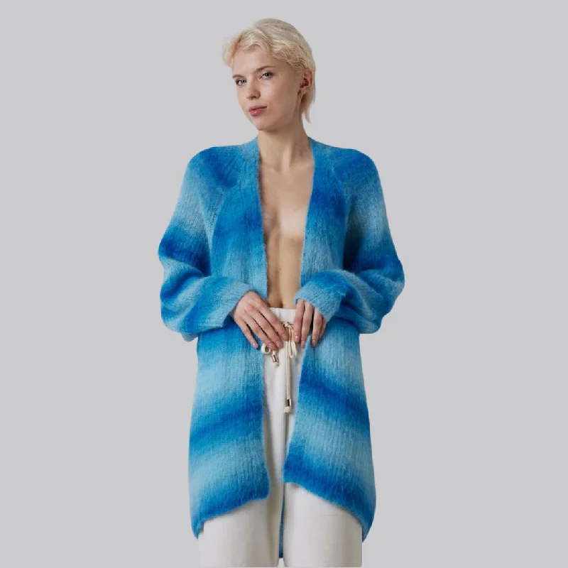 Sky Cardigan (Turchese)Light-reflective cardigan