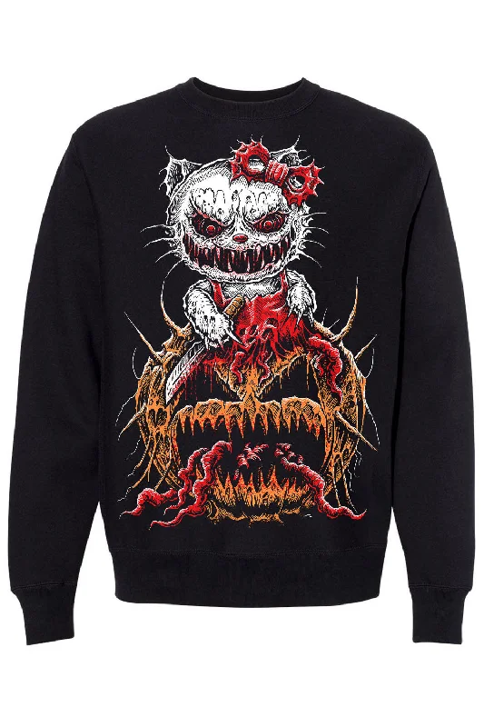 Reflective HoodiesHell-O-Ween Kitty Sweatshirt